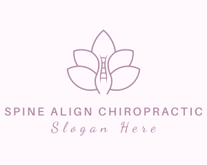 Spine Lotus Chiropractor logo design