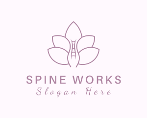 Spine - Spine Lotus Chiropractor logo design