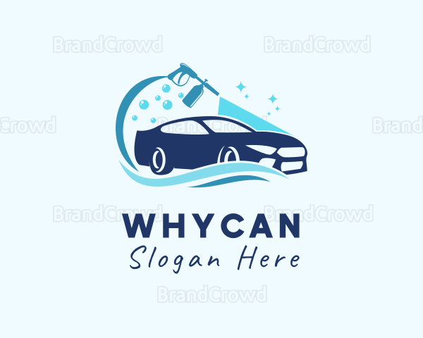 Car Wash Cleaning Logo