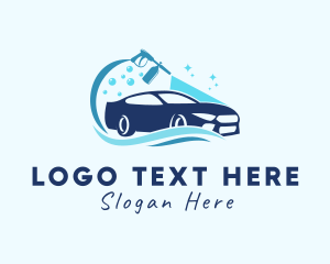 Wash - Car Wash Cleaning logo design