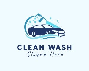 Car Wash Cleaning logo design