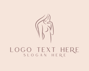 Nude - Sexy Naked Body logo design