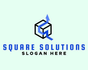 Cube Arrow Logistics logo design