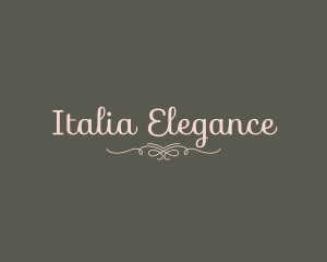 Elegant Calligraphy Ornament logo design