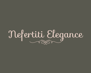 Elegant Calligraphy Ornament logo design