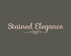 Elegant Calligraphy Ornament logo design