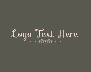 Elegant Calligraphy Ornament Logo