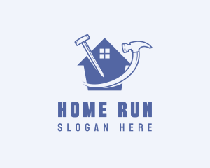 Hammer Home Builder logo design