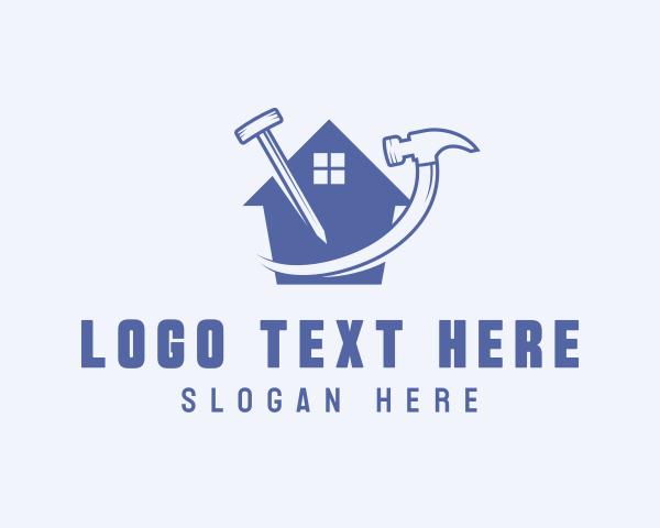 Carpentry - Hammer Home Builder logo design