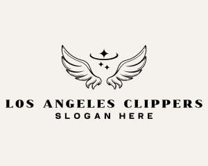 Divine Angel Wings logo design