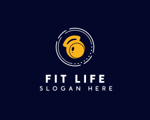 Kettlebell Fitness Gym logo design