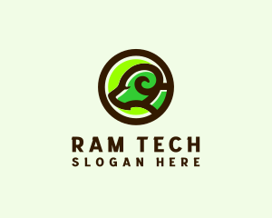Ram Farm Animal  logo design