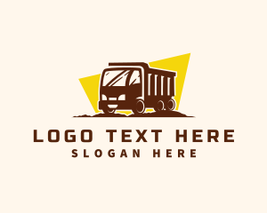 Logistics Truck Transportation Logo