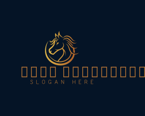 Racing - Horse Stallion Equestrian logo design