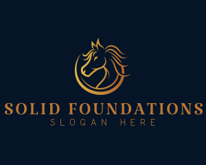 Steed - Horse Stallion Equestrian logo design