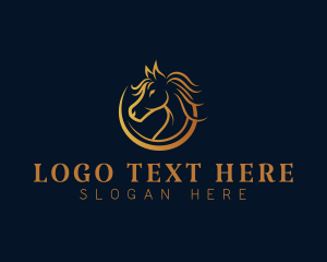 Jockey - Horse Stallion Equestrian logo design