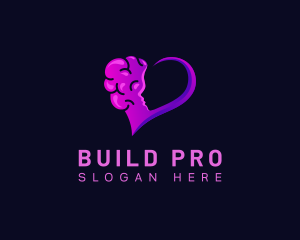 Support - Mental Heart Brain logo design