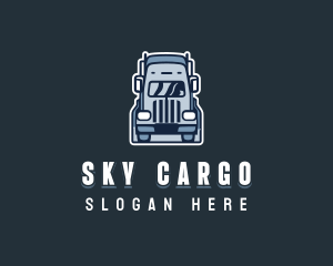 Logistics Cargo Truck logo design