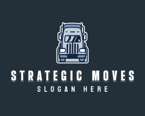 Logistics Cargo Truck logo design