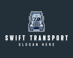 Logistics Cargo Truck logo design