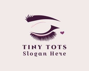 Microblading - Heart Eyelash Salon logo design