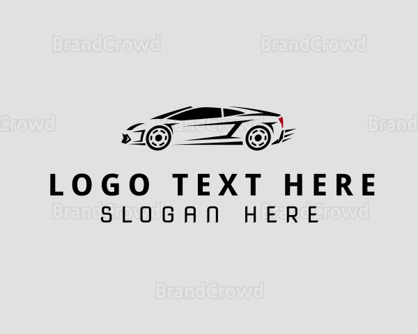 Race Car Vehicle Logo