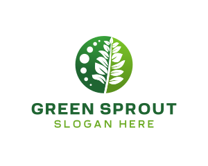 Leaf Plant Sustainability logo design