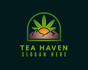 Mountain Herb Sunrise logo design