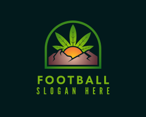 Marijuana - Mountain Herb Sunrise logo design