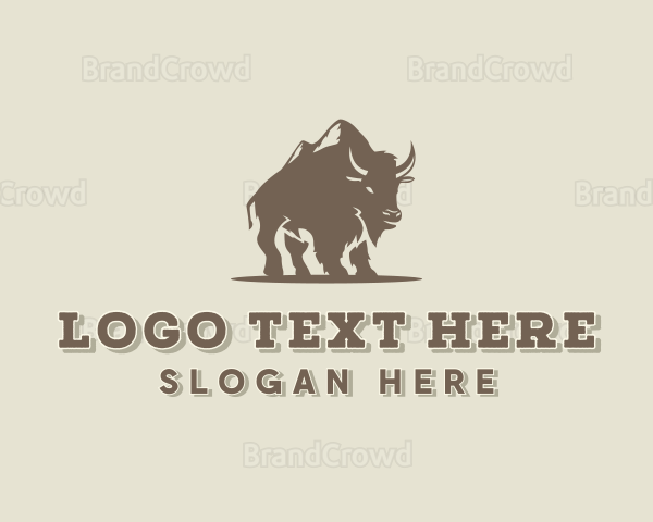 Wild Mountain Buffalo Logo