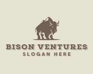 Wild Mountain Buffalo  logo design