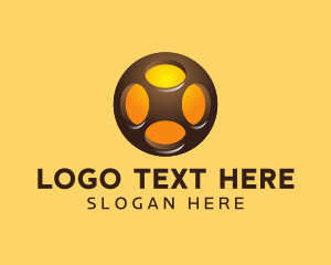 3d - 3D Creative Sphere logo design
