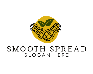 Organic Round Peanut logo design