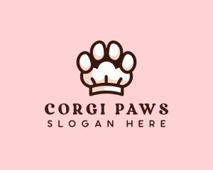 Puppy Paw Toque logo design