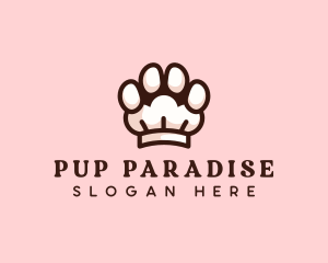 Puppy Paw Toque logo design