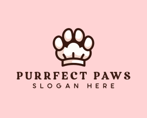 Puppy Paw Toque logo design