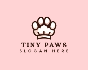 Puppy Paw Toque logo design