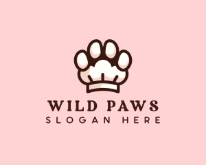 Puppy Paw Toque logo design
