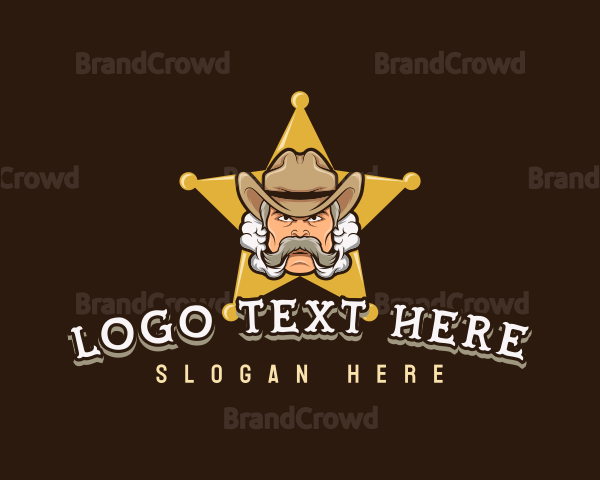 Cowboy Sheriff Vapor Logo