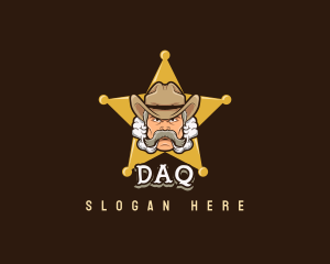 Tobacco - Cowboy Sheriff Vapor logo design