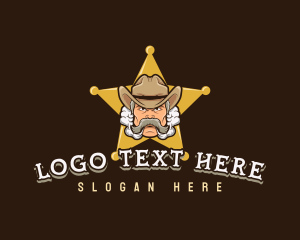 Vape - Cowboy Sheriff Vapor logo design