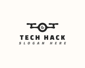 Drone Camera Tech logo design