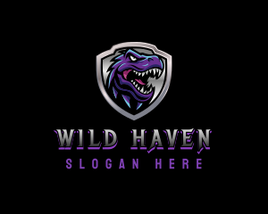 Wild Dinosaur Predator logo design