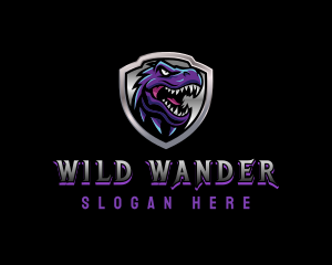 Wild Dinosaur Predator logo design