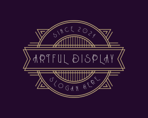 Luxury Art Deco Ornament logo design