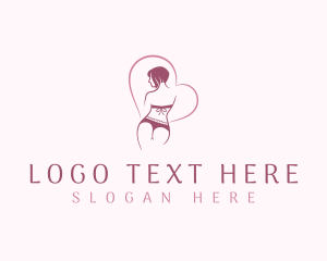 Girl - Woman Sexy Bikini logo design