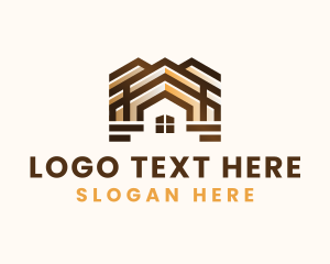 Roofing - Real Estate Property logo design
