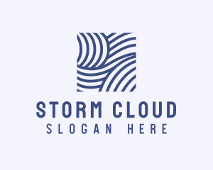 Rainstorm - Weather Wind Waves logo design