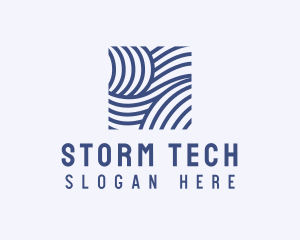 Storm - Weather Wind Waves logo design