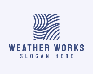 Meteorology - Weather Wind Waves logo design